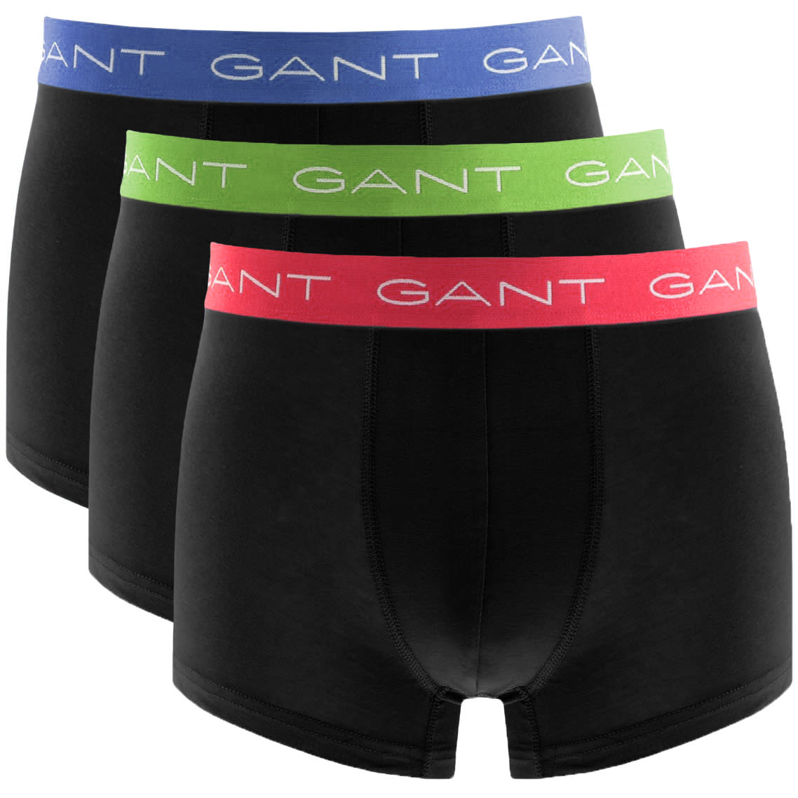 Alternative Image for ProductGant Three Pack Stretch Boxer Trunks Black1